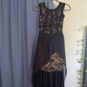 Maxi Black Evening Dress